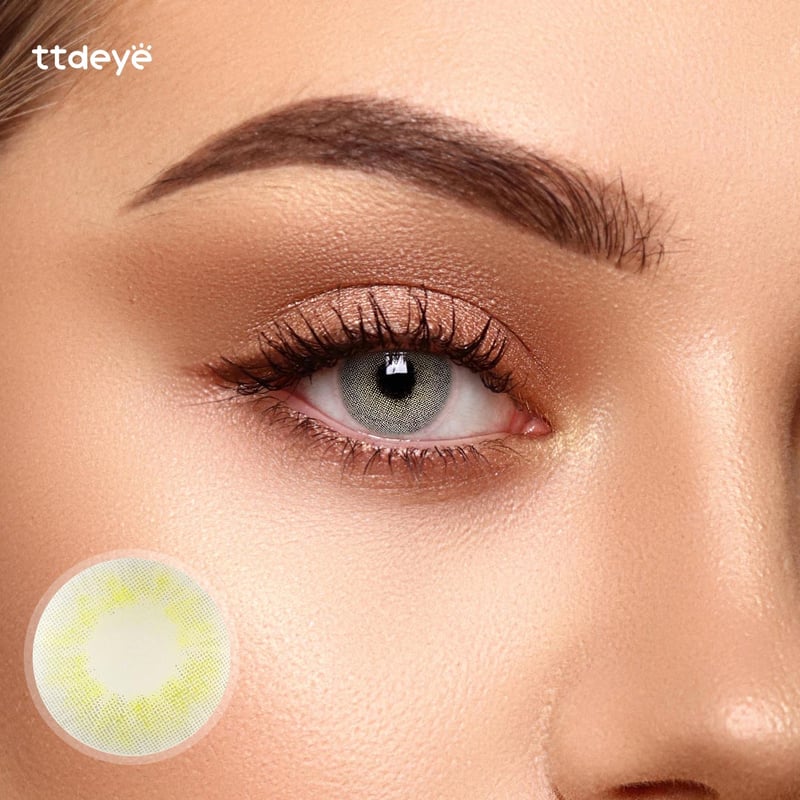 Queen Grey Colour Contact Lens With Lens Kit