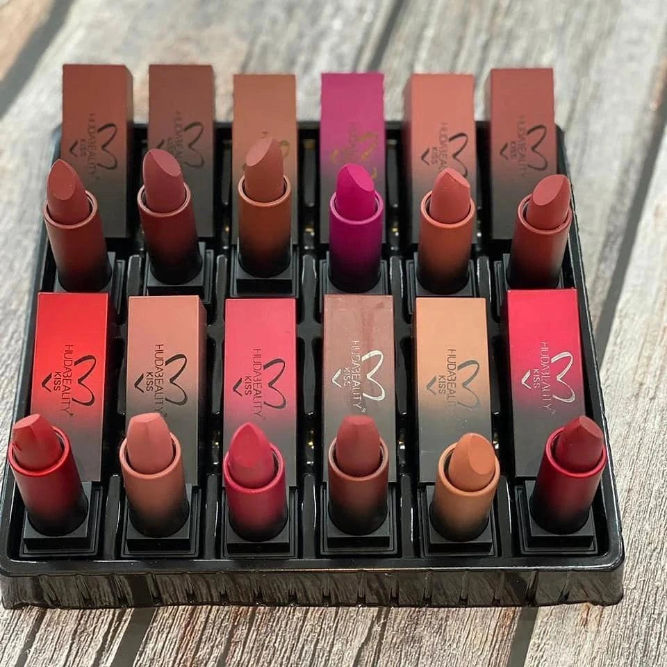 Matte Lipstick 12 Pcs Set