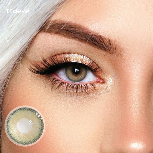 Pine Green Colour, Contact Lens With Lens Kit
