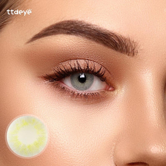 Queen Grey Colour Contact Lens With Lens Kit
