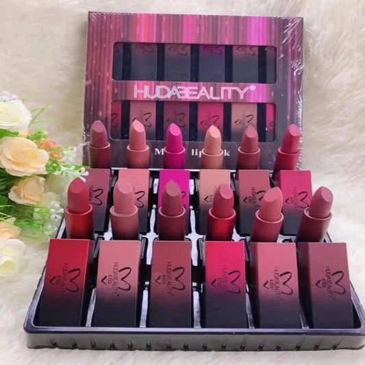 Matte Lipstick 12 Pcs Set